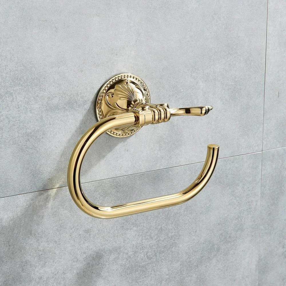 Creative Semi Oval Bathroom Towel Ring -Bathlova