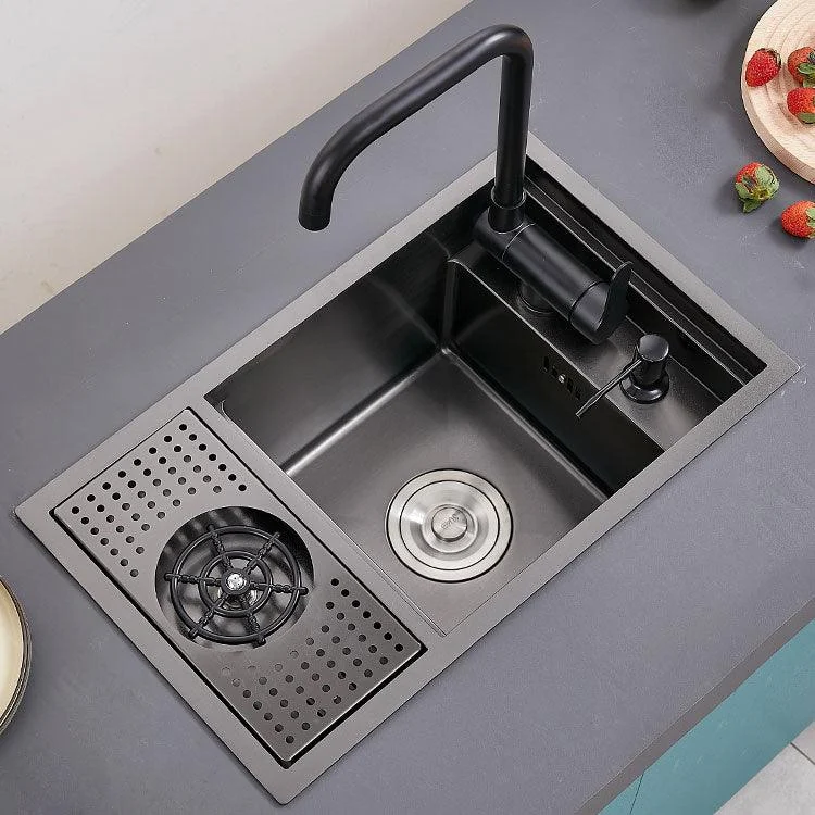 Creative Soundproofing Sink Stainless Steel Kitchen Sink with Accessories -Bathlova