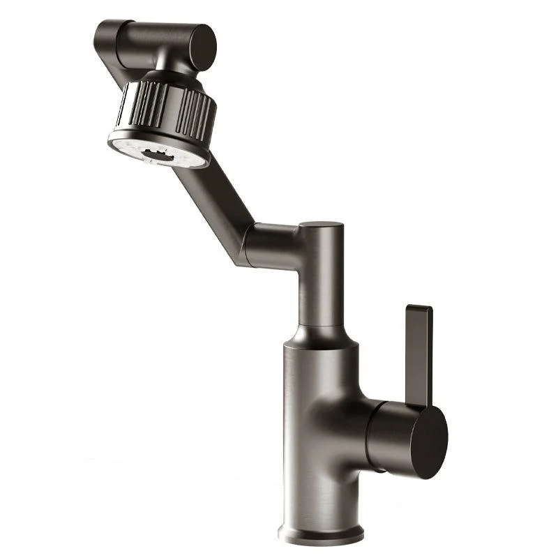 Cross Handles Vessel Sink Tap Swivel Spout Sink Bathroom Tap -Bathlova