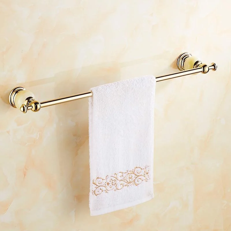 Crystal Design Towel Holder Bar Bathroom Accessories -Bathlova