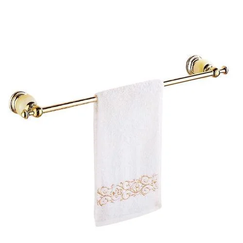 Crystal Design Towel Holder Bar Bathroom Accessories -Bathlova