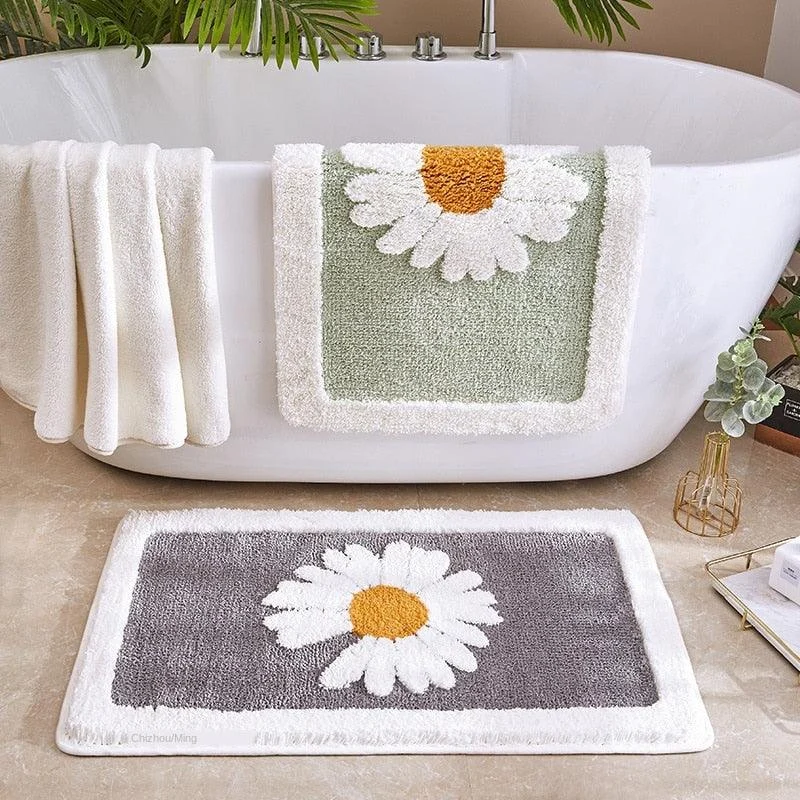 Daisy Bath Mat -Bathlova