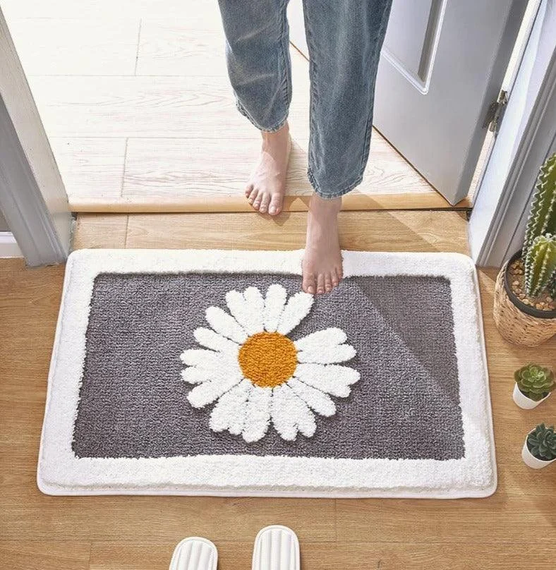 Daisy Bath Mat -Bathlova