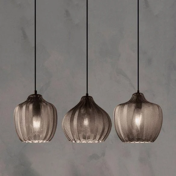 Danae - Textured Glass Pendant Lights -Bathlova