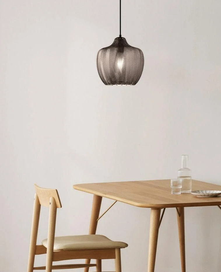 Danae - Textured Glass Pendant Lights -Bathlova