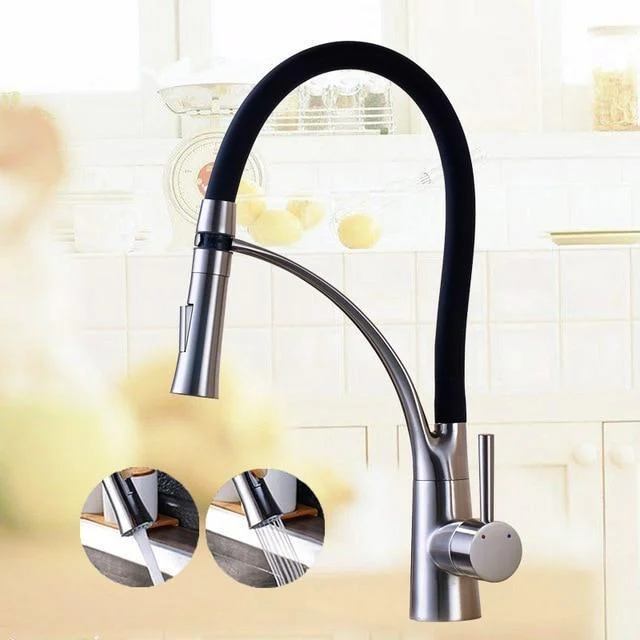 Deck Mount Single Handle Kitchen Tap with Bracket -Bathlova