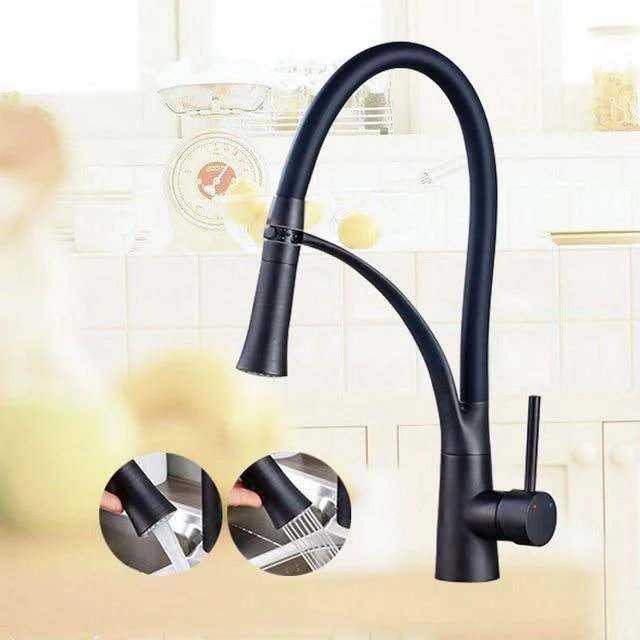 Deck Mount Single Handle Kitchen Tap with Bracket -Bathlova