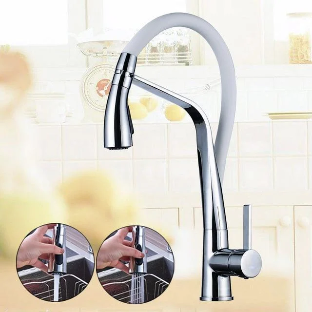 Deck Mount Single Handle Kitchen Tap with Bracket -Bathlova