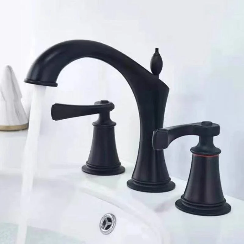 Deck Mounted Bathroom Tap Modern Low Arc Roman Tub Tap Trim -Bathlova