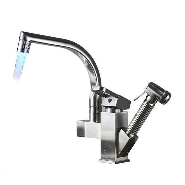 Deck Mounted Dual Spout Kitchen Tap -Bathlova