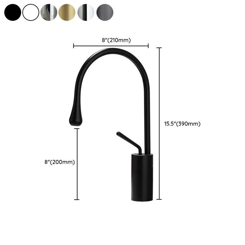 Deck Mounted Metal Bathtub Tap Tub Filler Single Handle Drip Tap -Bathlova