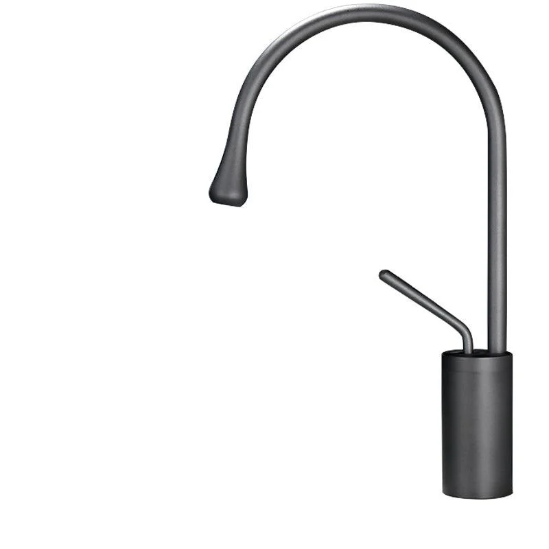 Deck Mounted Metal Bathtub Tap Tub Filler Single Handle Drip Tap -Bathlova