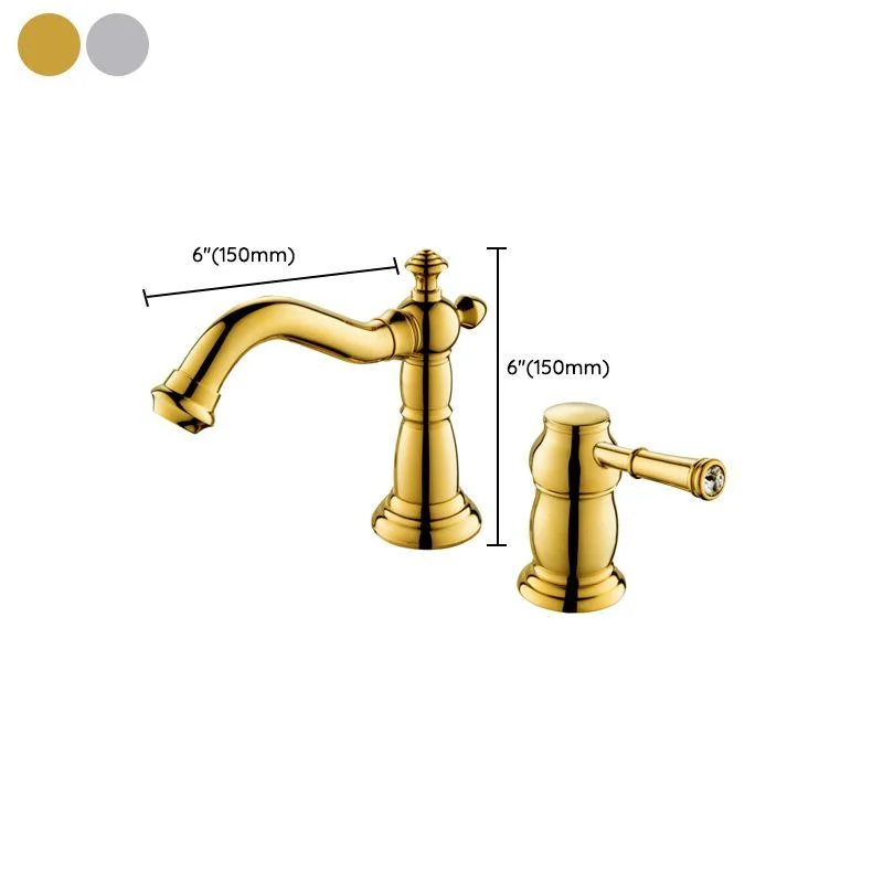 Deck Mounted Roman Tub Tap Bronze Low Arc Roman Tub Tap Set -Bathlova