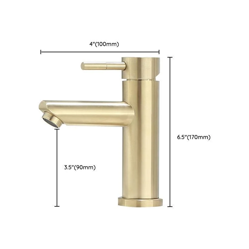 Deck Mounted Roman Tub Tap Low Arc Tub Tap Set in Gold -Bathlova