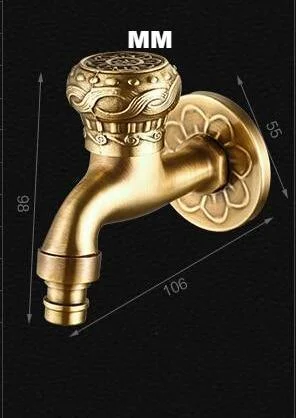 Decorative Bathroom Washing Machine Tap -Bathlova