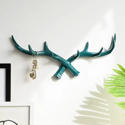 Deer Horn Nordic Hook Hanger Wall For Keys Holder Home Wall Hanger -Bathlova