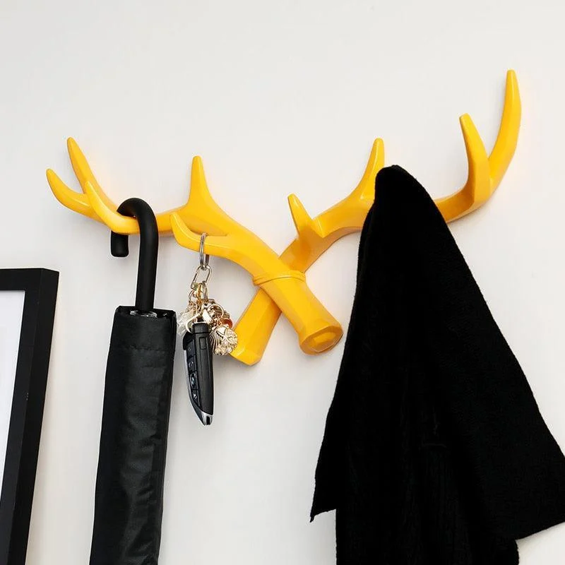 Deer Horn Nordic Hook Hanger Wall For Keys Holder Home Wall Hanger -Bathlova