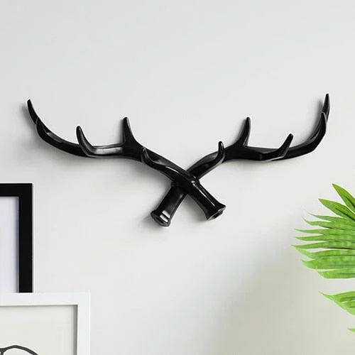 Deer Horn Nordic Hook Hanger Wall For Keys Holder Home Wall Hanger -Bathlova