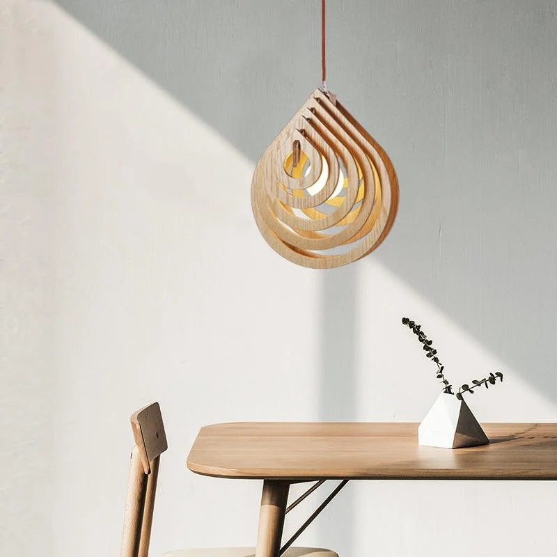 Deron - Modern Wood Pendant Light -Bathlova