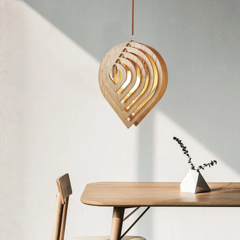 Deron - Modern Wood Pendant Light -Bathlova