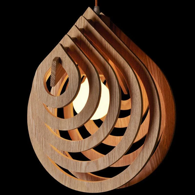 Deron - Modern Wood Pendant Light -Bathlova