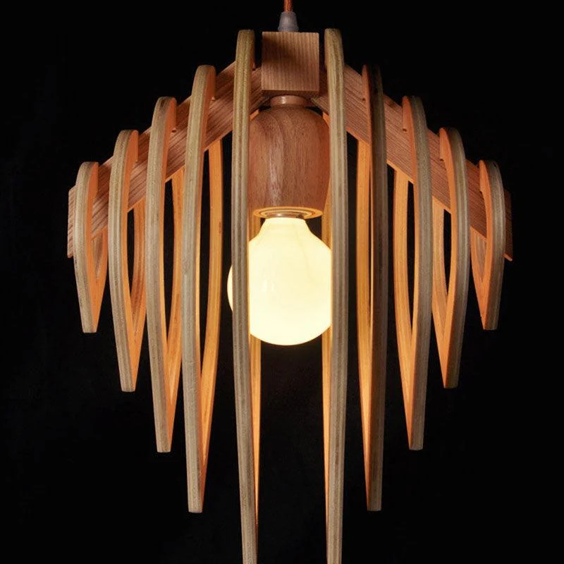 Deron - Modern Wood Pendant Light -Bathlova