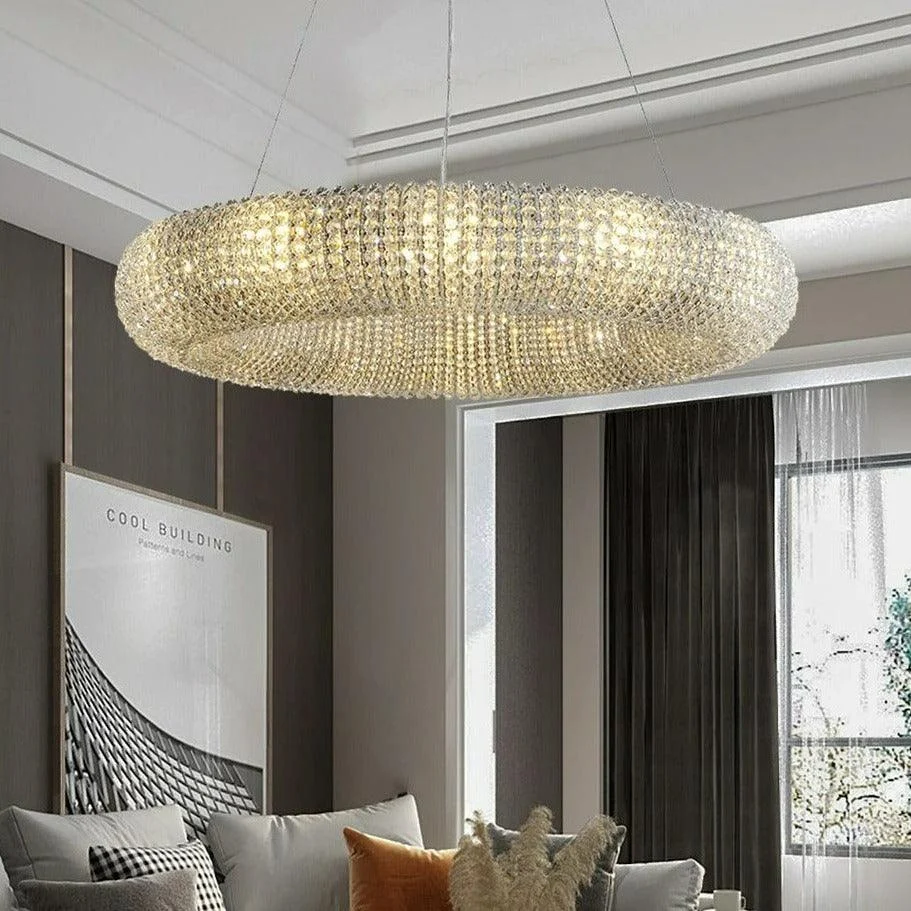 Designer Glass Crystal Chandelier -Bathlova