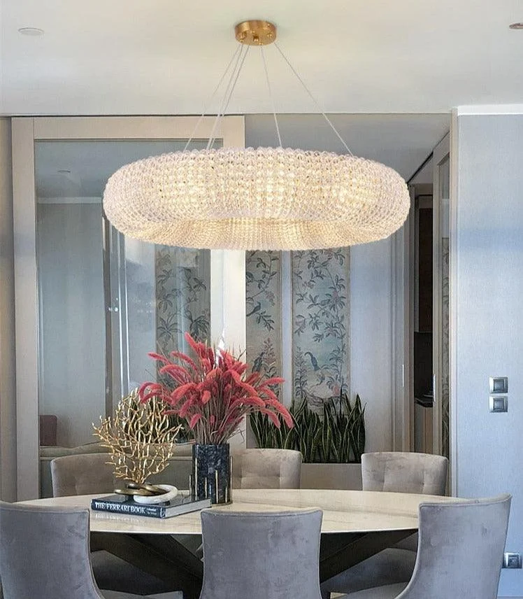 Designer Glass Crystal Chandelier -Bathlova