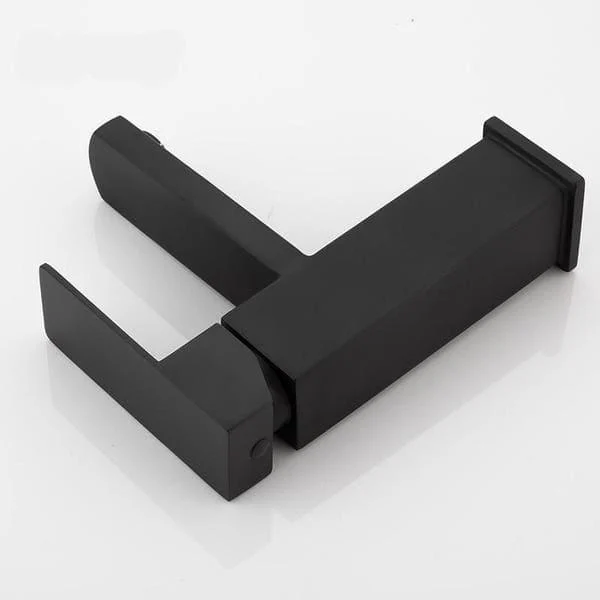 Desire - Black Stainless Steel Square Bathroom Tap -Bathlova