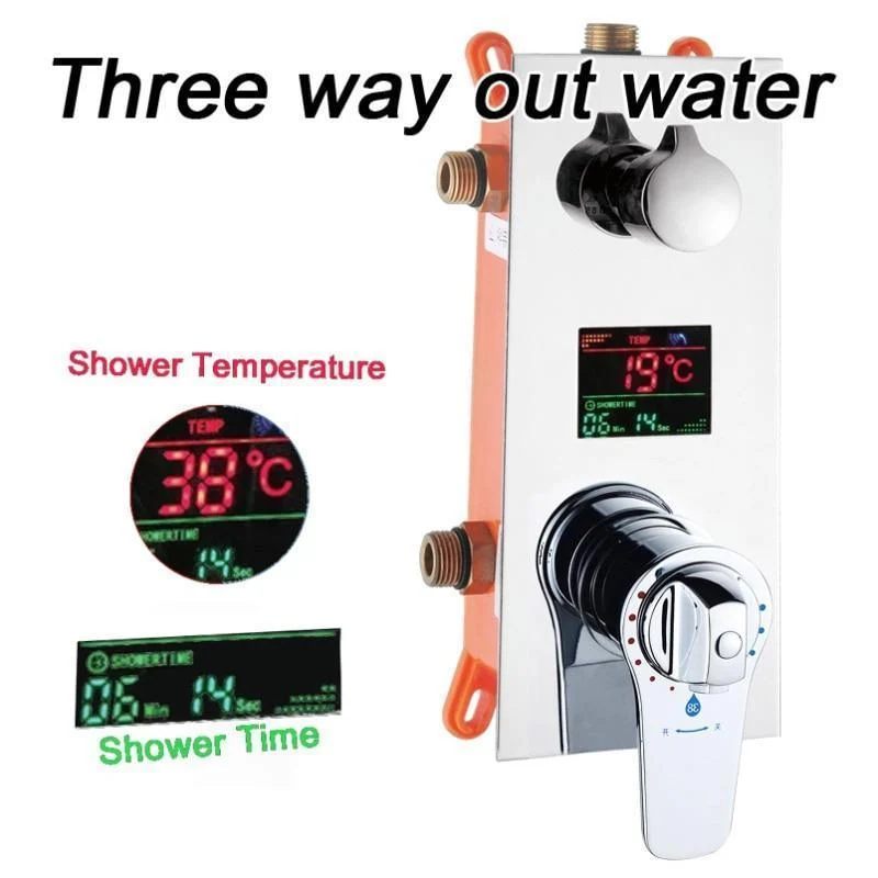 Digital Display Shower Valve Temperature -Bathlova