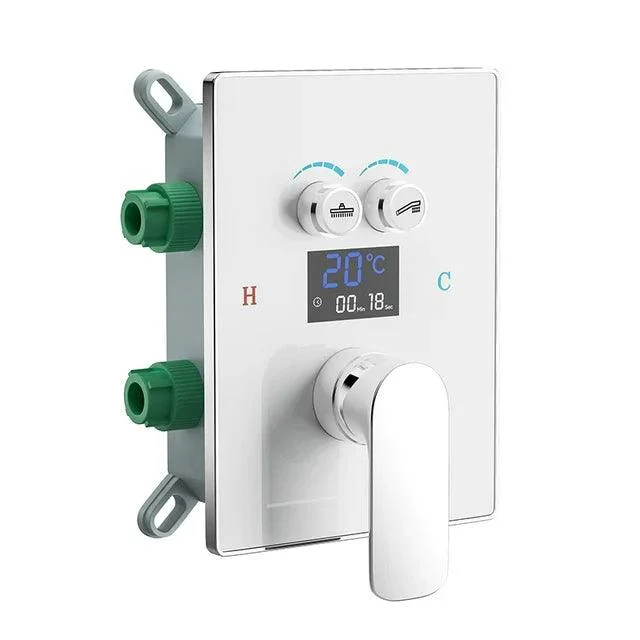 Digital Wall Mounted 2 or 3 Way Shower Mixer Valve Control With Display -Bathlova