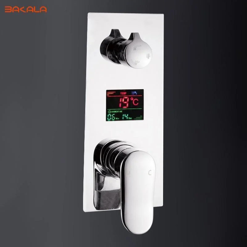 Digitally Mounted Shower Mixer Valve Control with Smart Shower Panel -Bathlova