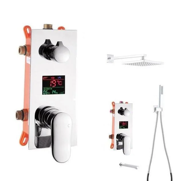 Digitally Mounted Shower Mixer Valve Control with Smart Shower Panel -Bathlova