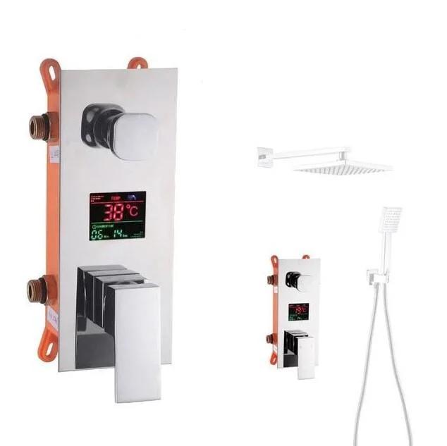 Digitally Mounted Shower Mixer Valve Control with Smart Shower Panel -Bathlova