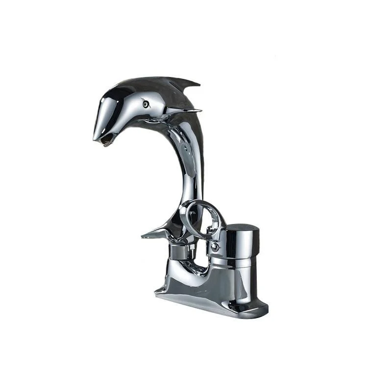 Dolphin Style Single Handle Basin Mixer Tap Tap -Bathlova