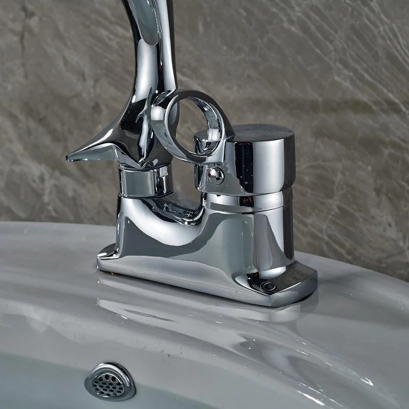 Dolphin Style Single Handle Basin Mixer Tap Tap -Bathlova