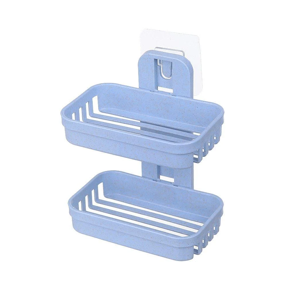 Double Wall Mounted Soap Storage Rack -Bathlova