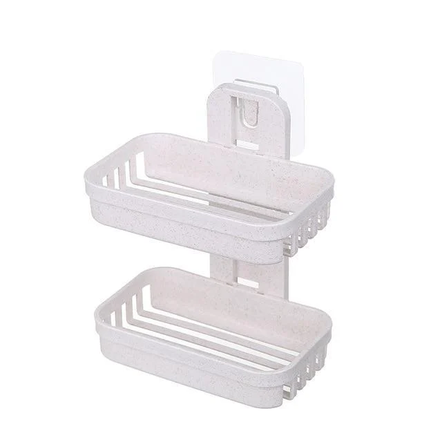 Double Wall Mounted Soap Storage Rack -Bathlova