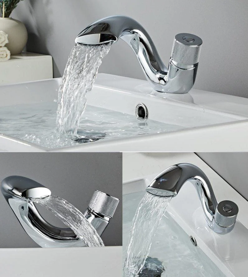 Drew - Modern Curved Bathroom Tap -Bathlova