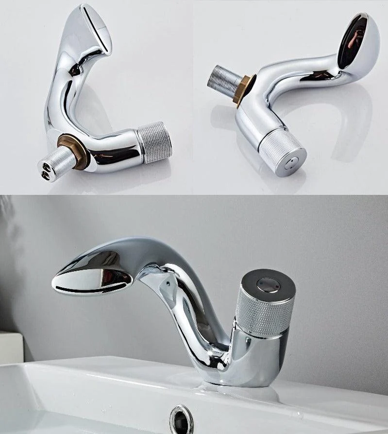 Drew - Modern Curved Bathroom Tap -Bathlova