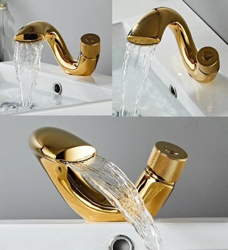 Drew - Modern Curved Bathroom Tap -Bathlova