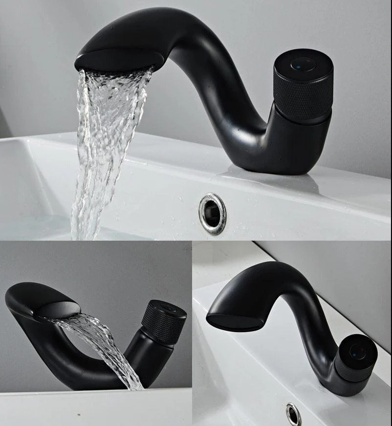 Drew - Modern Curved Bathroom Tap -Bathlova