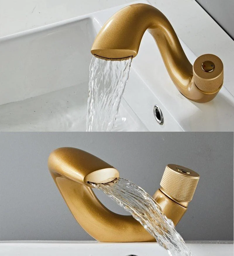 Drew - Modern Curved Bathroom Tap -Bathlova