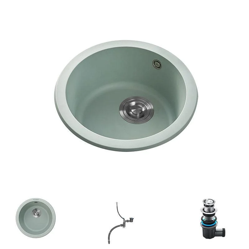 Drop-In Kitchen Bar Sink Single Bowl Quartz Kitchen Bar Sink -Bathlova