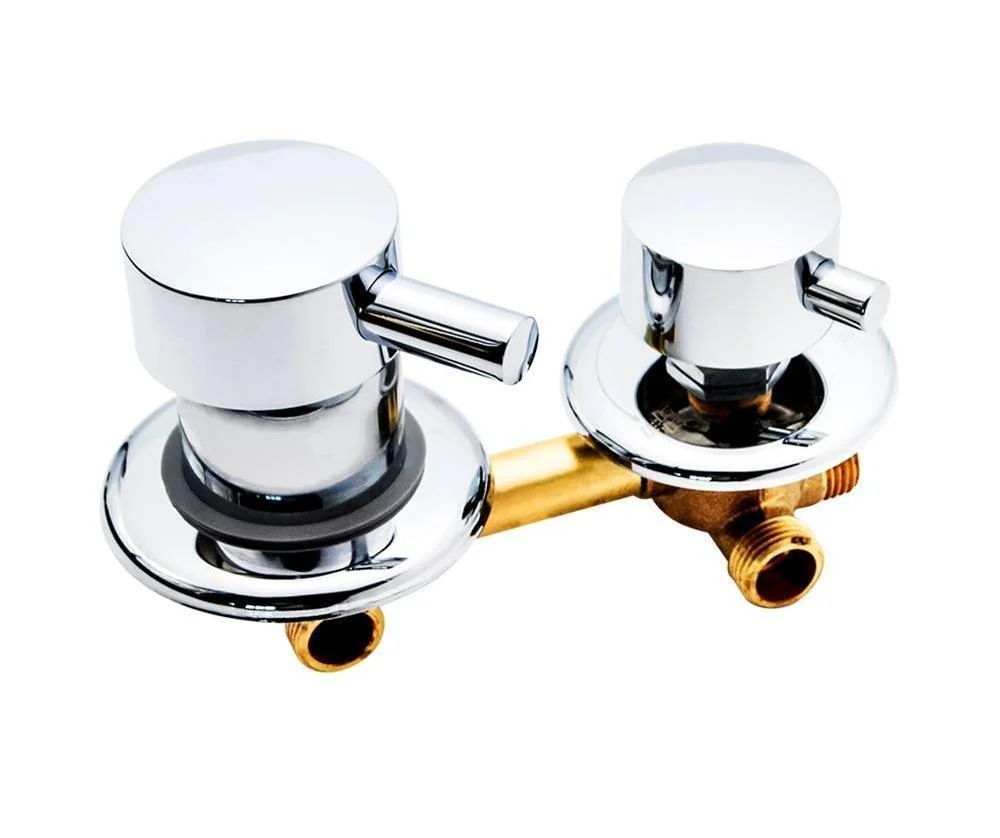 Dual Handle Bathroom Shower Mixing Valve -Bathlova