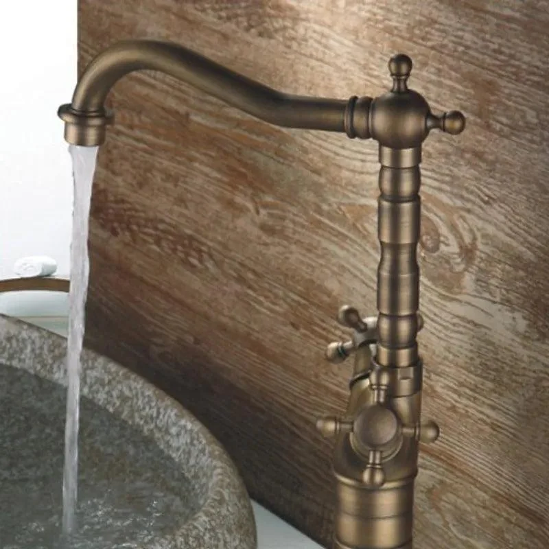 Dual Handle Bathroom Tap Basin Tap -Bathlova