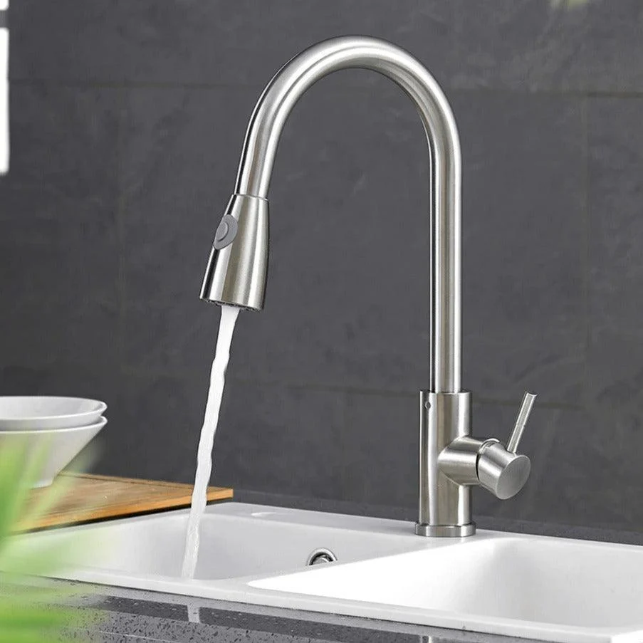 Edwin - Classic Retractable Kitchen Tap -Bathlova