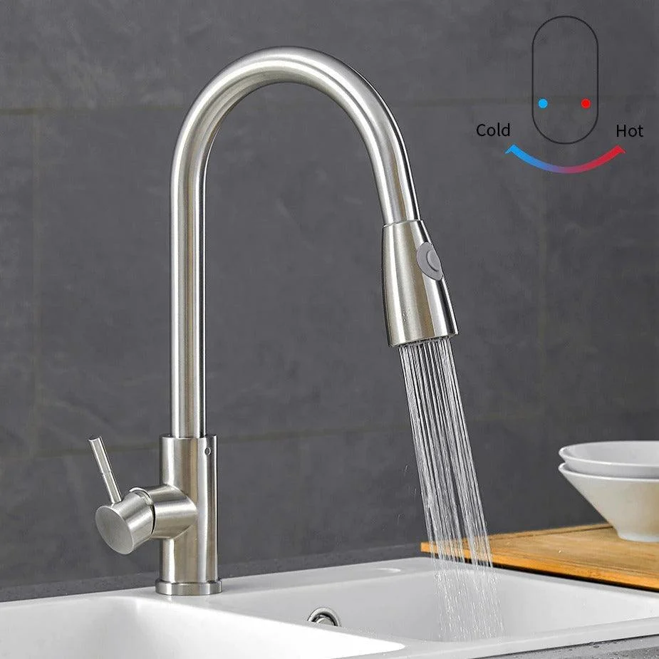 Edwin - Classic Retractable Kitchen Tap -Bathlova