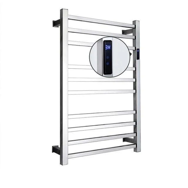 Electric Heated Towel Rail with Temperature and Time Settings -Bathlova