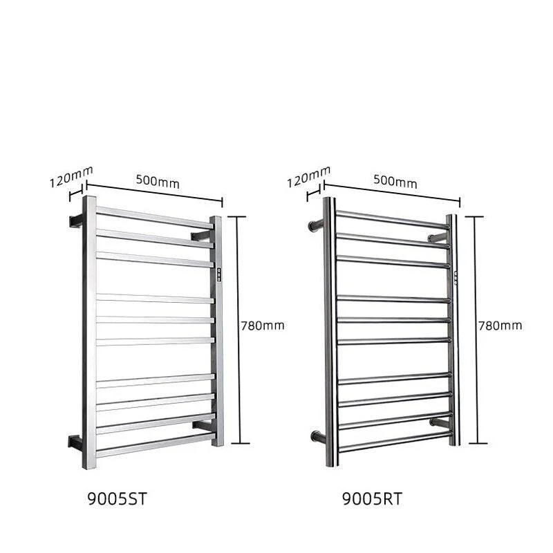 Electric Heated Towel Rail with Temperature and Time Settings -Bathlova